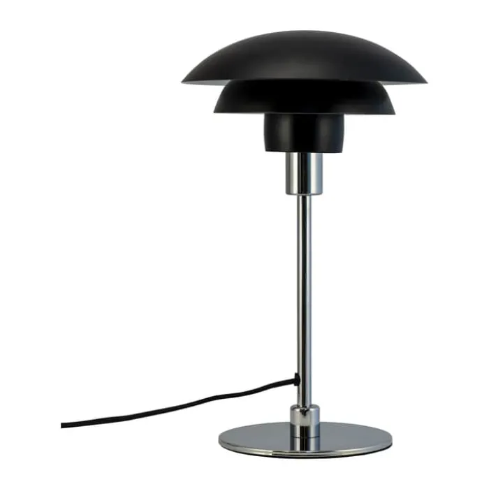 Dyberg Larsen Morph Bordlampe Ø 21 x H 35 cm - Metal - Sort/krom