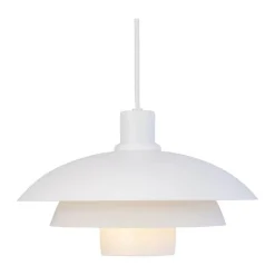 Dyberg Larsen Morph Pendel Ø 30 x H 16 cm - Metal - Hvid