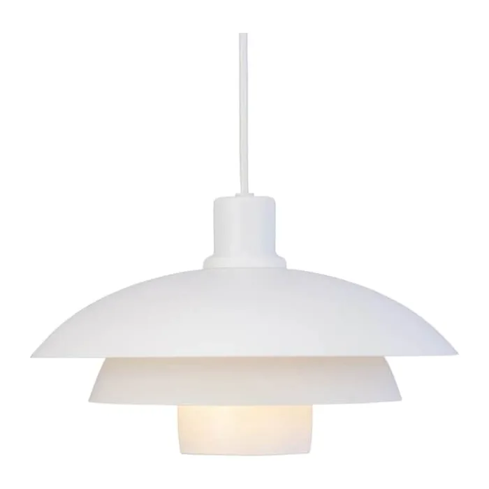 Dyberg Larsen Morph Pendel Ø 30 x H 16 cm - Metal - Hvid