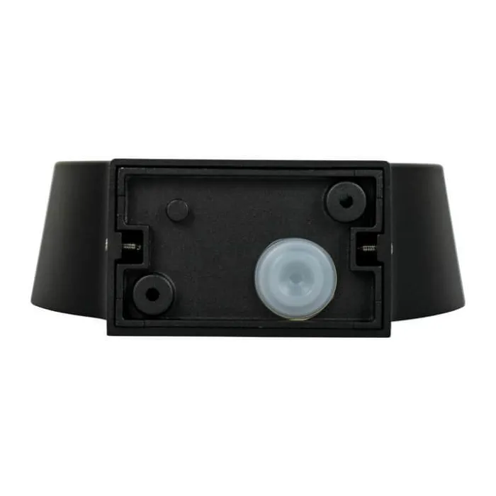 Dyberg Larsen Neptun Udendørs Væglampe H 6 x B 16,2 x L 19,2 cm - Integreret LED - Mat sort