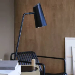 Dyberg Larsen Pallas Bordlampe H 55 cm - Metal - Sort