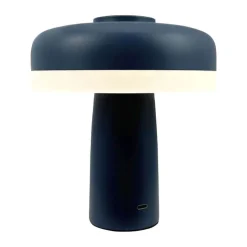 Dyberg Larsen Porter LED-lampe Ø 15 x H 16,5 cm - Metal - Indigoblå
