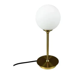 Dyberg Larsen Sia Bordlampe H 30 cm - Glas/metal - Opal/Messing