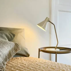 Dyberg Larsen Sleep Bordlampe H 43,3 cm - Metal - Hvid