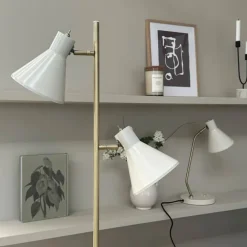 Dyberg Larsen Sleep Gulvlampe H 165 cm - Metal - Hvid