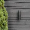 Dyberg Larsen Stege Udendørs Væglampe H 20,8 cm - Aluminium/PVC - Sort