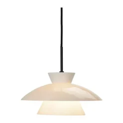 Dyberg Larsen Valby Pendel Ø 28 cm - E14 - Opal/sort