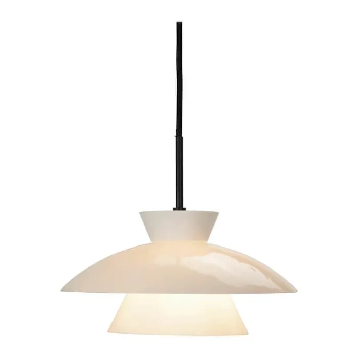 Dyberg Larsen Valby Pendel Ø 28 cm - E14 - Opal/sort