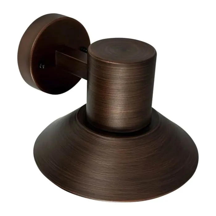 Dyberg Larsen Venice Udendørs Væglampe H 15 cm - Aluminium/glas - Kobber