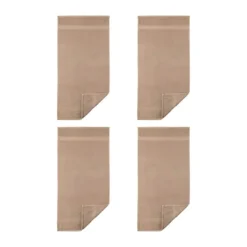 Egeria Diamant Håndklæde - 4 stk. B 50 x L 100 cm - Bomuld - Taupe