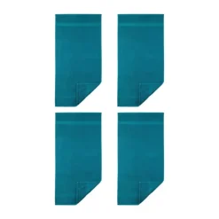 Egeria Diamant Håndklæde - 4 stk. B 50 x L 100 cm - Bomuld - Dark turquoise