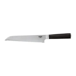 EGO VG 10 Brødkniv L 20,3 cm - Pakkawood/rustfrit stål - Sort
