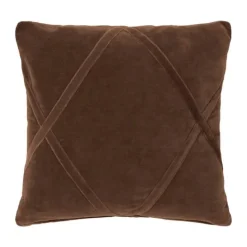 Eightmood Malva Pyntepude H 50 x B 50 cm - 100% bomuld - Cognac