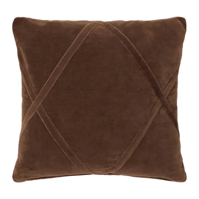 Eightmood Malva Pyntepude H 50 x B 50 cm - 100% bomuld - Cognac