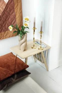 Eightmood Malva Pyntepude H 50 x B 50 cm - 100% bomuld - Taupe