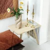 Eightmood Tora Vase Ø 13,5 x H 28 cm - Stentøj - Beige