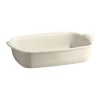 Emile Henry Bradepande H 6,5 x B 19 x L 30 cm - Keramik - Cream