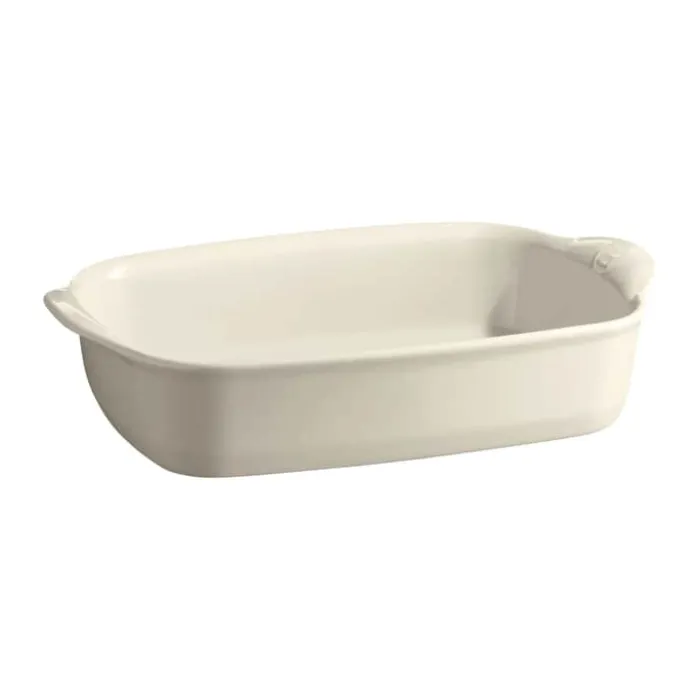 Emile Henry Bradepande H 6,5 x B 19 x L 30 cm - Keramik - Cream