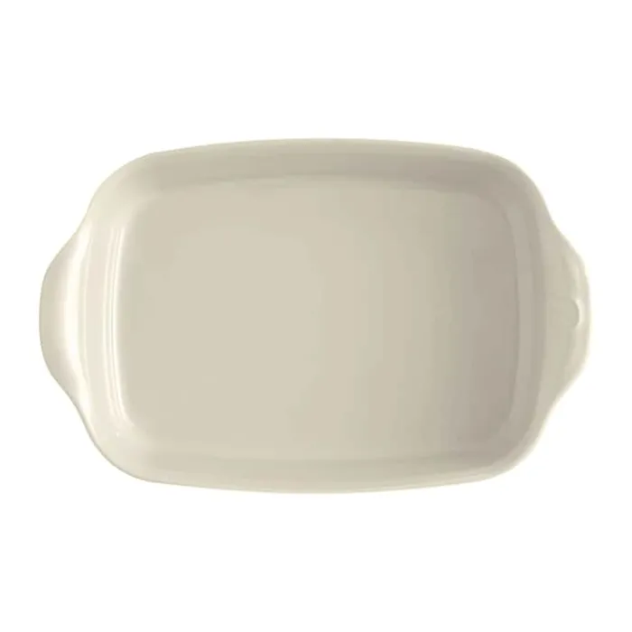 Emile Henry Bradepande H 6,5 x B 19 x L 30 cm - Keramik - Cream