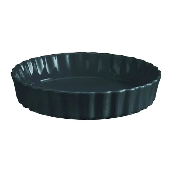 Emile Henry Tærteform Ø 24 cm - Keramik - Petrol
