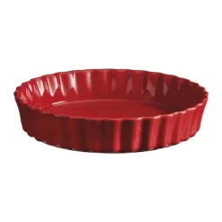 Emile Henry Tærteform Ø 24 cm - Keramik - Rød