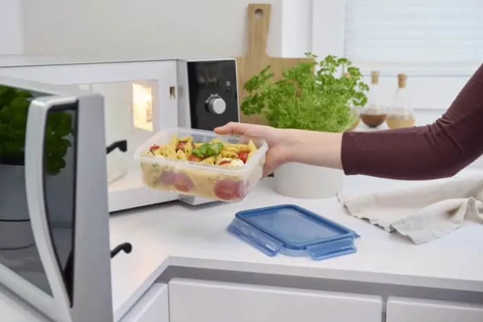 Emsa Clip & Close ECO Opbevaringssæt - 3 stk. 0,8 liter - Plastik - Klar/blå