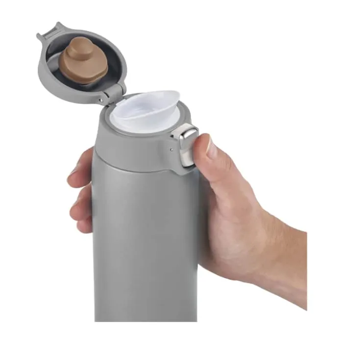 Emsa Light To-Go Rejsekrus 0,4 liter - Rustfrit stål - Grå