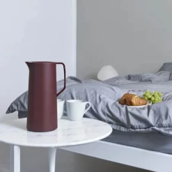 Emsa Motiva Termokande 1 liter - Plastik/glas - Mørkerød