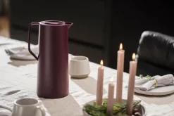 Emsa Motiva Termokande 1 liter - Plastik/glas - Mørkerød