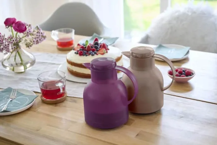 Emsa Samba Termokande 1 liter - Plastik/glas - Aubergine