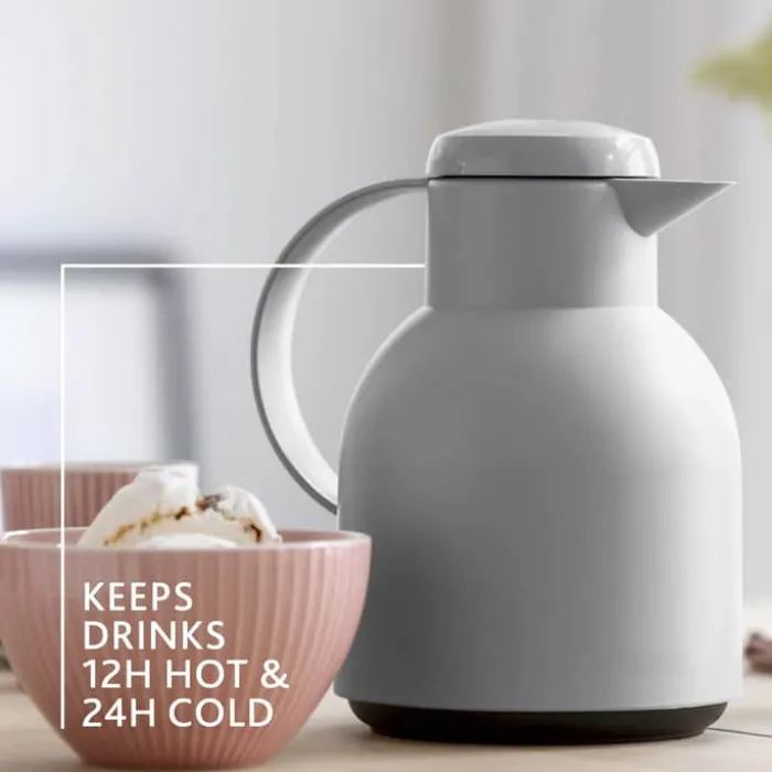 Emsa Samba Termokande 1 liter - Plastik/glas - Stone grey
