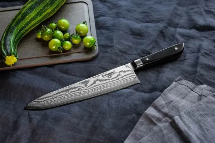 Endeavour Big Chopper Kokkekniv L 24 cm - Damaskusstål
