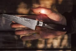 Endeavour Honesuki Kniv L 13 cm - Damaskusstål
