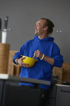 Endeavour Røreskålsæt - 2 dele 2,5/3 liter - PLA bioplast - Grå/ gul