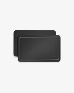 Endeavour Twin Boards Groove Skærebræt - 2 stk. B 23 x L 35 cm - Organisk Fiber - Sort