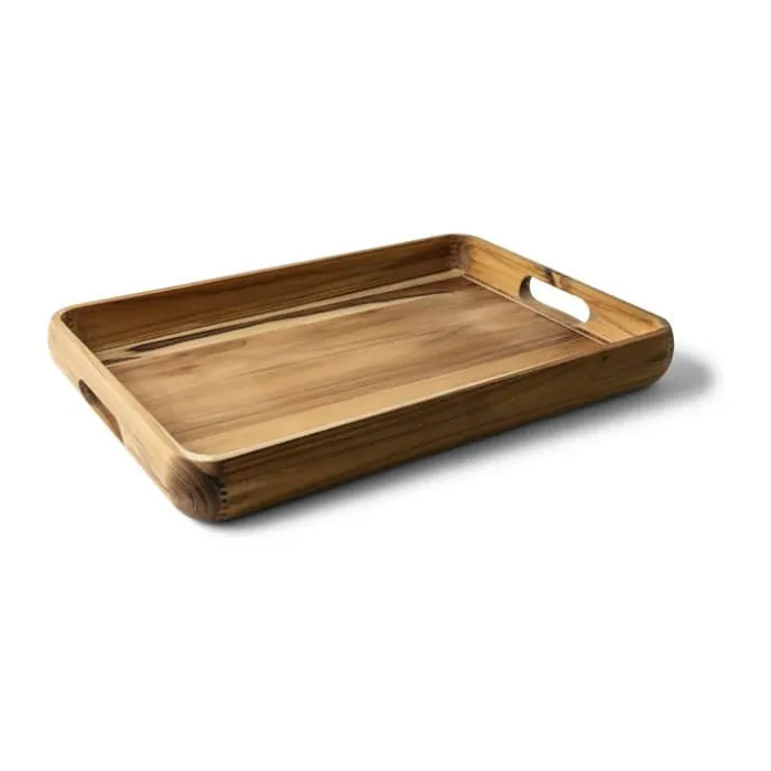 erik bagger a/s Core Bakke H 6 x B 36 x L 52 cm - Teaktræ - Brun