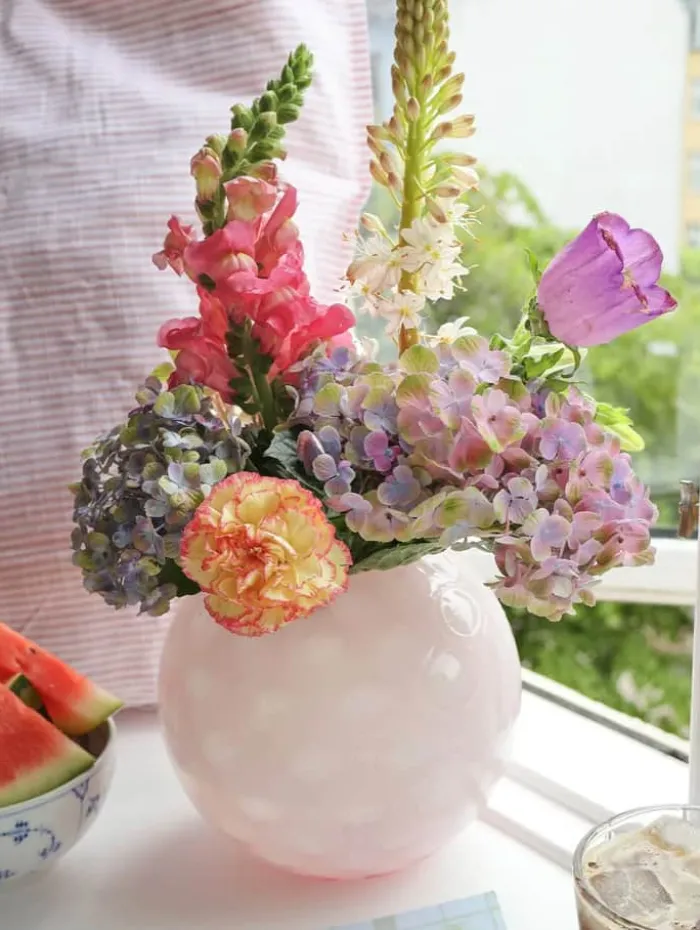 erik bagger a/s EB Collection Vase H 18 cm - Glas - Lyserød