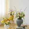 erik bagger a/s Eslau Lilje Vase H 15 cm - Fajance - Hvid