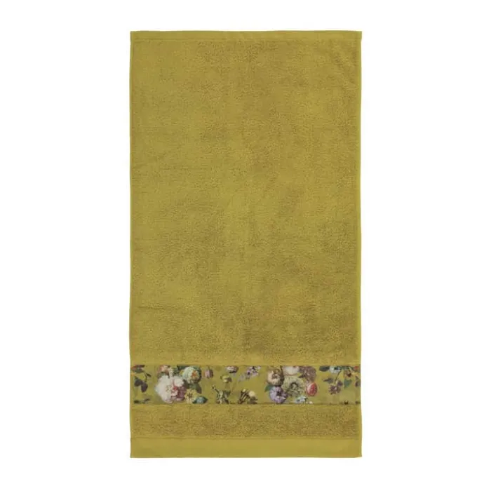 Essenza Fleur Håndklæde B 70 x L 140 cm - Bomuld/Polyester - Yellow
