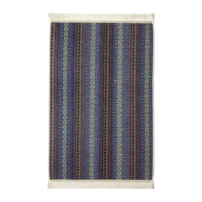 Essenza Juliette Tæppe B 60 x L 90 cm - Polyester/bomuld - Almost Black