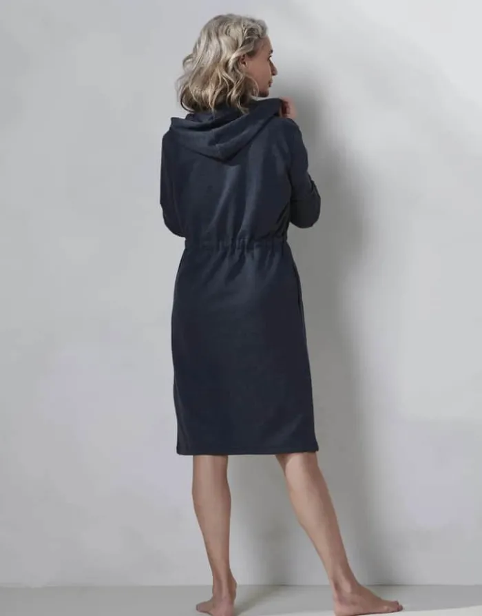 Essenza Louise Badekåbe S - 60% bomuld/40% polyester - Navy