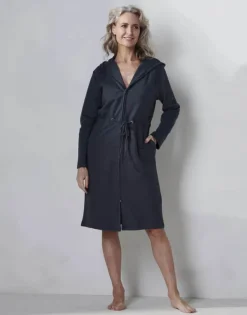 Essenza Louise Badekåbe S - 60% bomuld/40% polyester - Navy