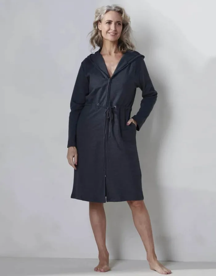 Essenza Louise Badekåbe S - 60% bomuld/40% polyester - Navy