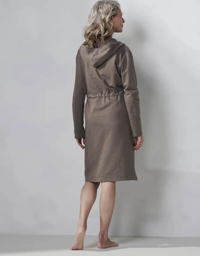 Essenza Louise Badekåbe XS - 60% bomuld/40% polyester - Chocolate