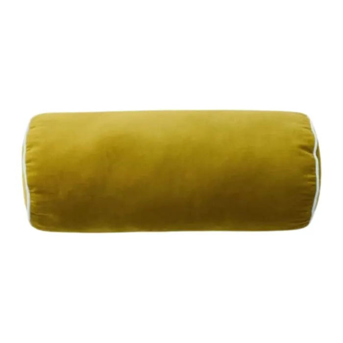 Essenza Luise Pyntepude B 22 x L 50 cm - Bomuldsfløjl - Olive