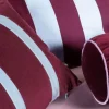 Essenza Luise Pyntepude B 22 x L 50 cm - Bomuldsfløjl - Mauve wine