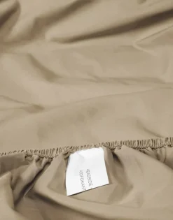 Essenza Minte Stræklagen B 160 x L 200 cm - Bomuldssatin - Taupe