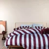 Essenza Nino Pyntepude B 50 x L 50 cm - Bomuldsfløjl - Mauve wine