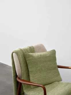 Essenza Nordic Knit Pyntepude B 50 x L 50 cm - Bomuld - Moss Green