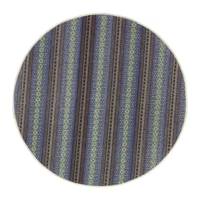 Essenza Ophelia Rundt Gulvtæppe Ø 90 cm - Polyester - Multifarvet